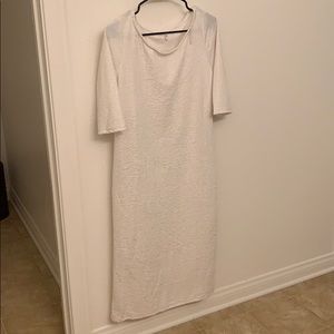 Pink Blush Maternity Holiday Dress Size L